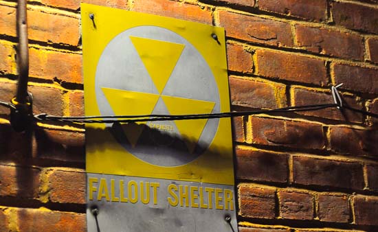 materials to use in a shelter in a nuclear fallout